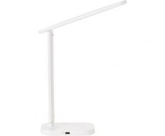 my home Tischleuchte Neila, LED-Modul, 1 St., warmweiß - kaltweiß-Farbwechsler, Schreibtischlampe mit USB Ladefunktion für Mobilgeräte, Touchdimmer, CCT-Farbtemperatursteuerung in 5 Stufen einstellbar (3000-6100K), Tischlampe, Leselampe weiß LED-Lampen...