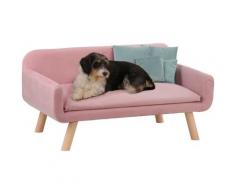 SILVIO design Tiersofa Cora, BxLxH: 103x60x50 cm rosa Hundebetten -decken Hund Tierbedarf