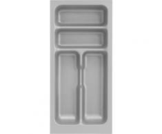 OPTIFIT Besteckeinsatz, Breite 30 cm, passend für Schubkästen der Serien Faro, Kalmar, Mini, Parare, Iver, Vigo, Lagos und Roth grau Küchen-Ordnungshelfer Küchenhelfer Küche Schubladeneinsätze