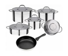 GSW Topf-Set Oslo (Set, 10-tlg.) silberfarben Topfsets Töpfe Haushaltswaren Topf