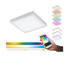EGLO Aufbauleuchte FUEVA-C, LED-Board, Neutralweiß-Tageslichtweiß-Warmweiß-Kaltweiß, CONNECT, Steuerung über APP + Fernbedienung, BLE, CCT, RGB weiß LED-Lampen LED-Leuchten Lampen Leuchten sofort lieferbar