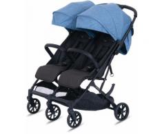 Knorrbaby Zwillingsbuggy Twin-Easy Fold, Blau blau Kinder Zwillingsbuggys Buggys Kinderwagen Buggies