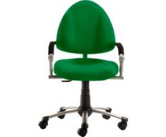 Mayer Sitzmöbel Drehstuhl Kinder- und Jugenddrehstuhl myFREAKY, Polyester-Flachgewebe, mitwachsend grün Drehstühle Bürostühle Stühle Sitzbänke