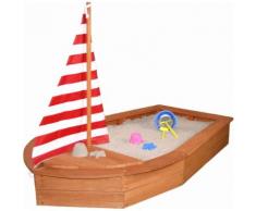 Sun Sandkasten "Bootsform braun", braun, braun