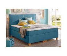 Home affaire Boxspringbett Maxim blau Doppelbetten Betten Komplettbetten
