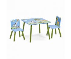 Zeller Kinder-Sitzgarnitur »Safari«, 3-tlg., blau, blau