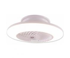 näve LED Deckenleuchte Adoranto, LED-Board, Farbwechsler, Deckenventilator, inkl. Fernbedienung, Decken Ventilator mit Leuchte Lampe Durchmesser 55 cm weiß Wandleuchten Lampen Leuchten