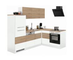 HELD MÖBEL Winkelküche Trient, ohne E-Geräte, Stellbreite 230 x 170 cm weiß L-Küchen Küchenzeilen -blöcke Küchenmöbel Arbeitsmöbel-Sets