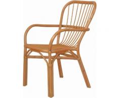 Home affaire Rattanstuhl beige 4-Fuß-Stühle Stühle Sitzbänke