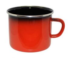 Elo Milchtopf Feuerland, emailliertes Stahlblech, (1 tlg.), Ø 14 cm, Induktion rot ELO