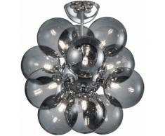 TRIO Leuchten Deckenleuchte ALICIA, G9, 1 St., Warmweiß, Deckenlampe grau Designerleuchten Lampen