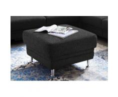 3C Carina Polsterhocker Korfu, passend zur Korfu -Serie, Easy Care-Stoff: Reinigung mit Wasser möglich grau Sessel und Hocker Sofas Couches