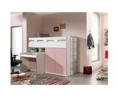 Vipack Hochbett Bonny rosa Kinder Hochbetten Kinderbetten Betten