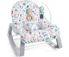 Fisher-Price Babyschaukel 2in1 Baby Schaukelsitz, bis 18 kg, mit Spielbogen und Wiegefunktion für Babys bunt Schaukel Wippen Outdoor-Spielzeug