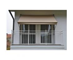 Angerer Freizeitmöbel Klemmmarkise, taupe, Ausfall: 150 cm, versch. Breiten grau Klemmmarkise Klemm-Markisen Markisen Garten Balkon