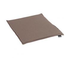 H.O.C.K. Sitzkissen Caribe 2cm, (2 St.), Outdoor geeignet - Kissenhöhe 2cm taupe, braun, unifarben Kissen