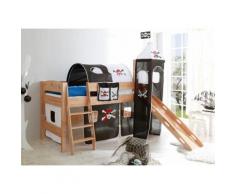 Ticaa Hochbett Kenny beige Kinder Hochbetten Kinderbetten Betten