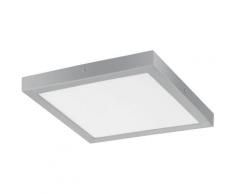 EGLO Aufbauleuchte FUEVA 1, LED-Board, 1 St., Warmweiß, schlankes Design, nur 3 cm hoch silberfarben LED-Lampen LED-Leuchten Lampen Leuchten sofort lieferbar