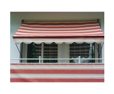 Angerer Freizeitmöbel Balkonsichtschutz Nr. 9300, Meterware, rot/beige, H: 90 cm rot Markisen Garten Balkon
