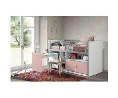 Vipack Hochbett Bonn rosa Kinder Hochbetten Kinderbetten Betten