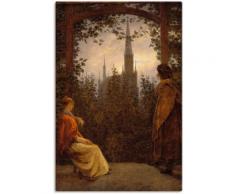 Artland Wandbild Gartenlaube. 1818. braun Bilder Bilderrahmen Wohnaccessoires