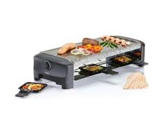 PRINCESS Raclette Stonegrillparty 162830, 8 Raclettepfännchen, 1400 Watt schwarz Küchenkleingeräte Haushaltsgeräte