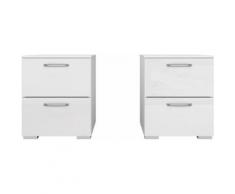 rauch Nachtkommode Shuffle (2 Stück) weiß Nachtkonsolen und Nachtkommoden Nachttische Tische Sideboards