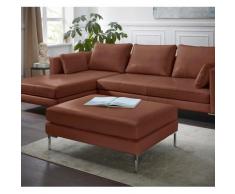 Alte Gerberei Hocker Marinus braun Polsterhocker Sessel und Sofas Couches
