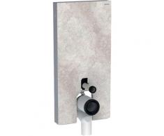 GEBERIT Vorwandelement WC Monolith, (Komplett-Set), für Stand-WC 101cm grau Sanitärtechnik Bad Sanitär
