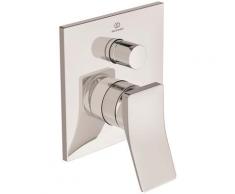 Ideal Standard Badarmatur Check, Unterputz Bausatz 2, chrom silberfarben Badarmaturen Bad Sanitär