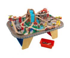KidKraft Spieltisch Wasserfall Eisenbahntisch & Spielset bunt Kinder Ab 3-5 Jahren Altersempfehlung Spieltische