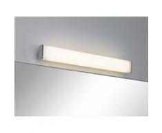 Paulmann LED Wandleuchte und Spiegelleuchte Nembus 9W Chrom Weiß Metall Acryl, 1 St., Warmweiß silberfarben LED-Lampen LED-Leuchten SOFORT LIEFERBARE Lampen Leuchten