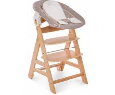 Hauck Hochstuhl Beta+ Newborn Set 3in1, Nature Stretch Beige beige Baby Mitwachsende Hochstühle Babymöbel Stühle