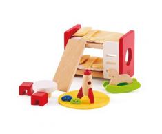 Hape Puppenhausmöbel Kinderzimmer, (Set, 14-tlg.) bunt Kinder Ab 3-5 Jahren Altersempfehlung Puppenmöbel