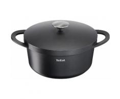 Tefal Schmortopf Trattoria, Aluminiumguss, (1 tlg.), Induktion schwarz Schmortöpfe Töpfe Haushaltswaren