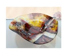 GILDE Dekoschale Amber Sundown braun Dekoschalen Dekotabletts Deko Wohnaccessoires