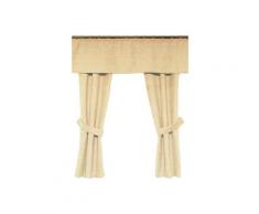 Vorhang Fiona Wirth Kräuselband 2 Stück, beige, beige