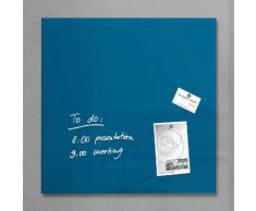 sigel Glas-Magnettafel, blau, petrolblau