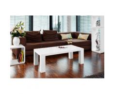 SalesFever Couchtisch, in moderner Hochglanz Optik, rechteckig oder quadratisch weiß Couchtisch Couchtische eckig Tische