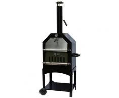 Buschbeck Grillkamin Pizzaofen, BxTxH: 51x38x160 cm schwarz Grillkamine Grill Haushaltsgeräte Grills