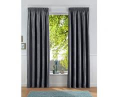 Verdunkelungsvorhang Satin my home Kräuselband 1 Stück, grau, grau