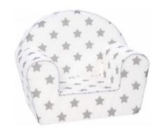 Knorrtoys Sessel White Grey Stars weiß Kinder Kindersessel Kindersofas Kindermöbel
