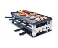 SOLIS OF SWITZERLAND Raclette Typ 791, 8 Raclettepfännchen, 1400 Watt schwarz Küchenkleingeräte Haushaltsgeräte