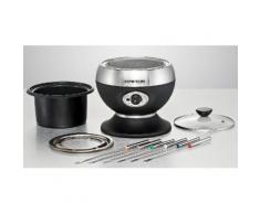 Rommelsbacher Elektro-Fondue F 350, 6 Fonduegabeln, 0,8 Liter schwarz Fondue Küchenkleingeräte Haushaltsgeräte Fondues