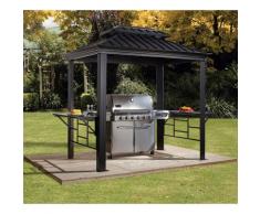 Sojag Grillpavillon BBQ Messina, BxT: 179x292 cm grau Pavillons Garten Balkon