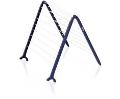 Leifheit Badewannen-Wäscheständer PEGASUS V, weiß, weiß-blau