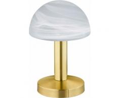 TRIO Leuchten LED Tischleuchte TOUCH, E14, Warmweiß goldfarben LED-Lampen LED-Leuchten SOFORT LIEFERBARE Lampen
