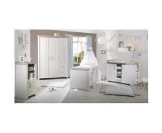 roba Babyzimmer-Komplettset Felicia (Set, 3-tlg) weiß Baby Baby-Möbel-Sets Babymöbel Schlafzimmermöbel-Sets