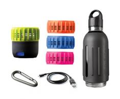 SDIGITAL Trinkflasche Spritz - Workout Kit grau Aufbewahrung Küchenhelfer Haushaltswaren Trinkflaschen