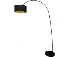 SalesFever Bogenlampe Luca, E27 schwarz Bogenlampen Stehleuchten Lampen Leuchten